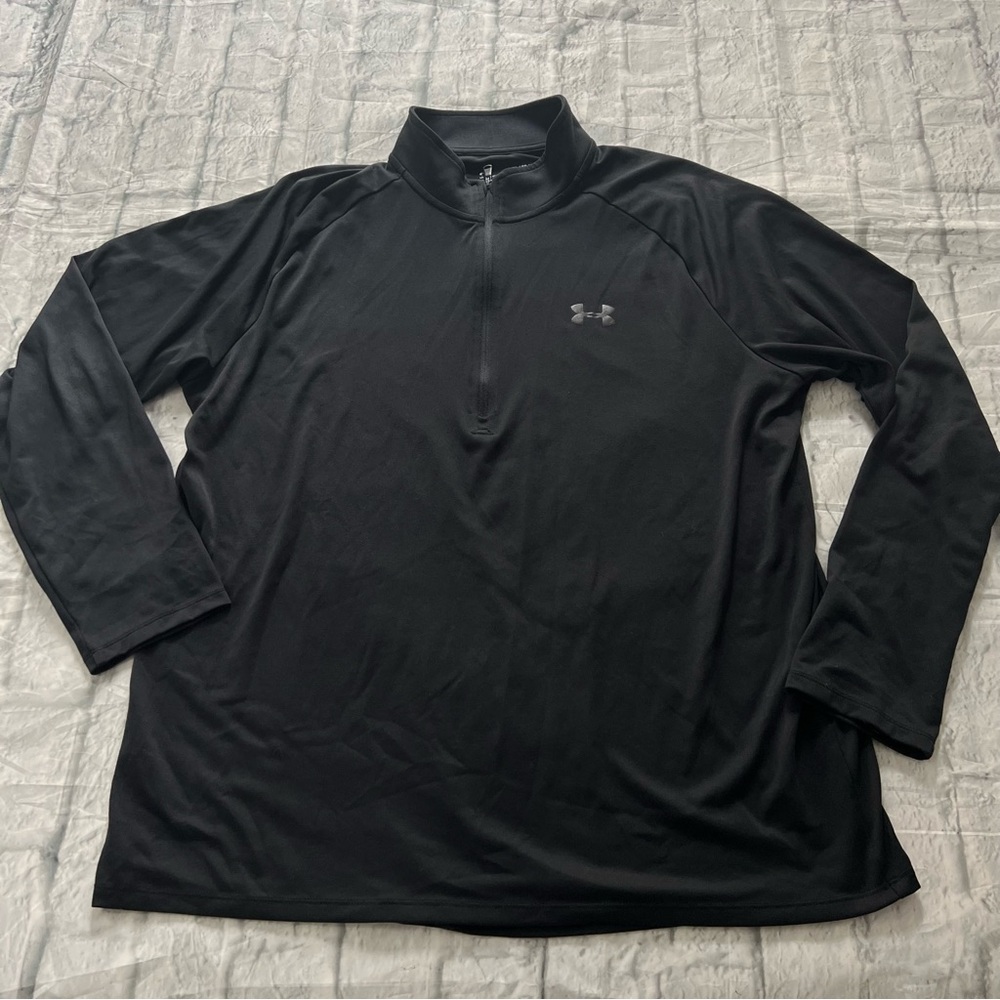 Under Armour Quarter Zip Pullover Loose Fit Black